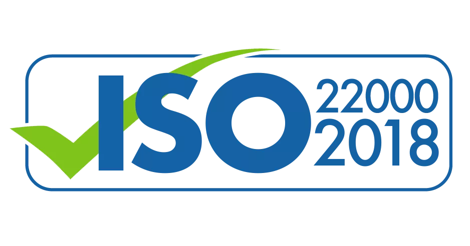 ISO 22000:2018 Certified